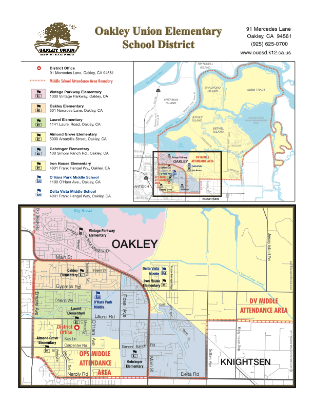 Oakley Elem. School Dist. Map copy